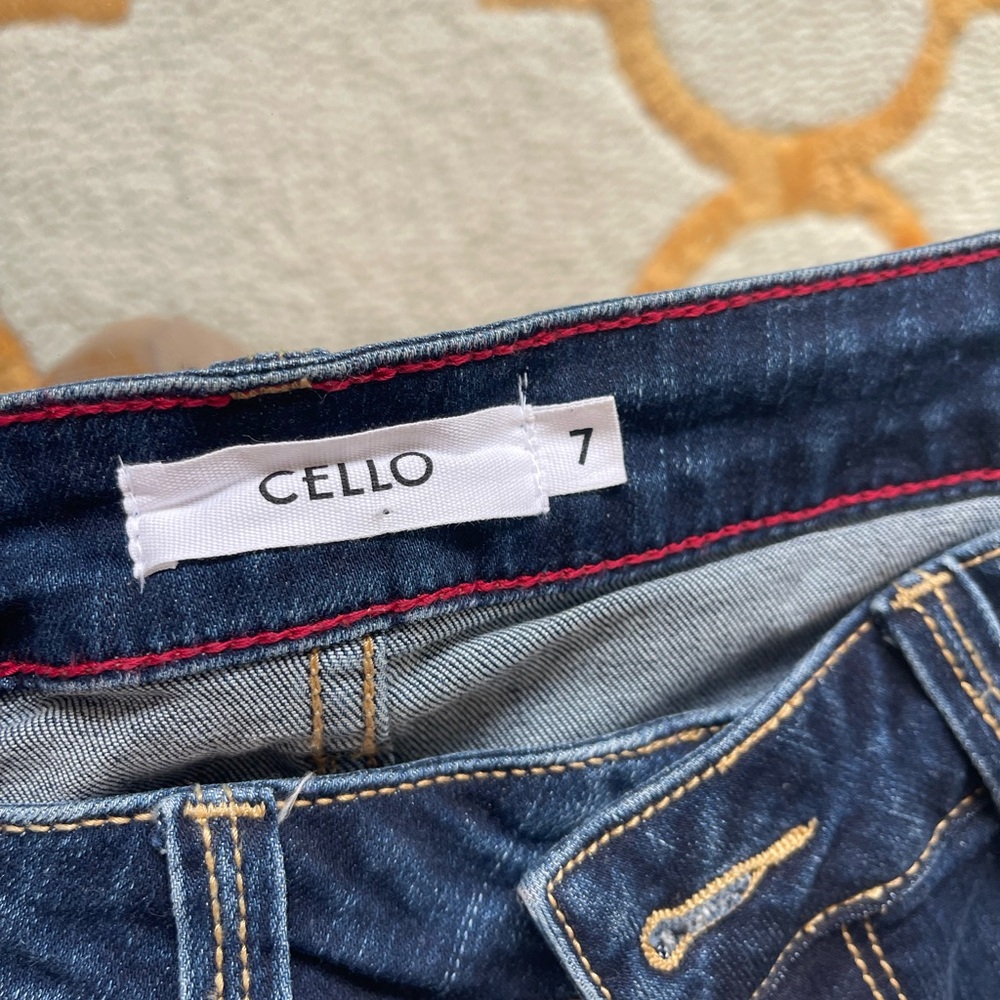 Cello Distressed Blue Jeans for Women - Picture 3 of 4